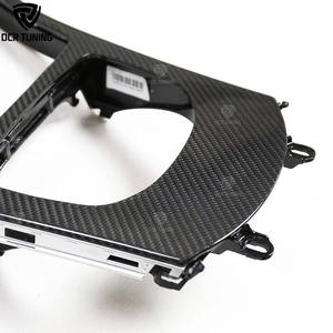 Trang Trí Bảng Điều Khiển Nội Thất Bằng Sợi Carbon Cho Xe Hơi Mercedes Benz C Class W205 & AMG C63 C43 LCI 2019-2021 Không Có Phiên Bản Đồng Hồ - Product Image 5