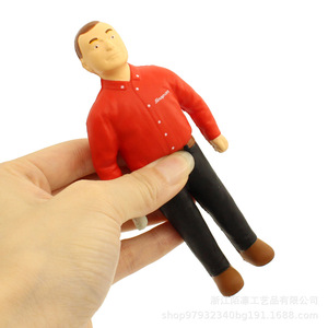 Pu Foam Repairman Figure High <b>Rebound</b> Stress Relief Toy Office Desk Decor Gift Unisex 14 Years Up - Product Image 4