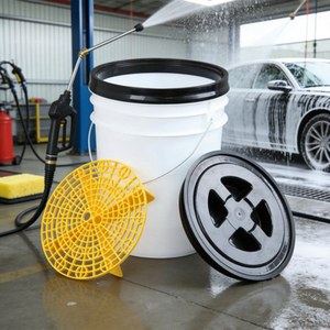 Cubo de embalaje multifuncional de 20L, venta directa de fábrica, cubo de lavado de autos de 20L hecho de plástico - Product Image 5