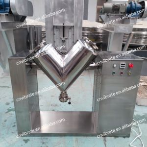 VBJX Mini Partícula Flor Té Condimento Especias Aditivo alimentario Forma de V Tambor Tumble V Licuadora Polvo V Tipo Mezclador Licuadora Máquina - Product Image 5