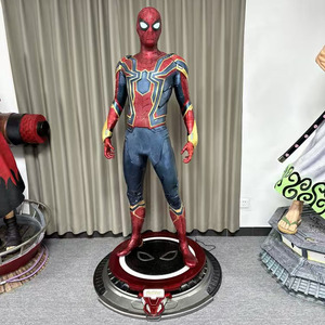 Statua <span class=keywords><strong>Classica</strong></span> in Resina di Spider-Man Stile Anime a Grandezza Naturale, <span class=keywords><strong>Scultura</strong></span> in Fibra di Vetro per Decorazione Domestica - Product Image 2
