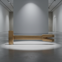 Outil anti-étincelles Oak Brand en bronze d'aluminium, ouvre-caisses 230 mm, fabriqué en Chine, adapté à diverses industries