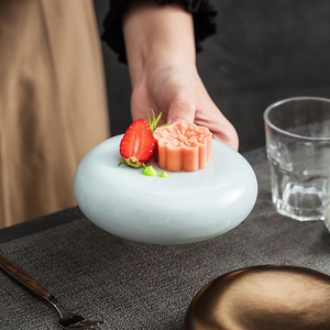 Platos <span class=keywords><strong>de</strong></span> Servir <span class=keywords><strong>de</strong></span> Cerámica <span class=keywords><strong>de</strong></span> Lujo <span class=keywords><strong>de</strong></span> Alta Gama, Modelo 2026, Exquisitos, Hechos a Mano, Estilo Chino, Diseño Sólido, para Uso en el Hogar y Restaurantes - Product Image 3
