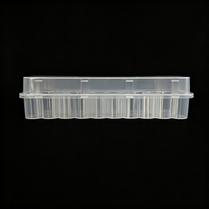 Bandeja de Almacenamiento de Viales de Plástico Transparente OEM ODM, Bandeja con Dos Cavidades para Empaque de Botellas de Vidrio de Péptidos - Product Image 3