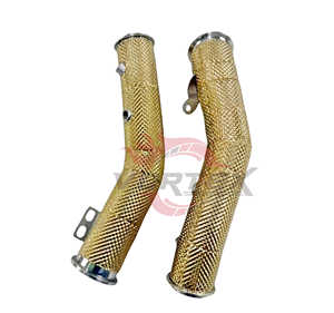 ท่อหุ้ม SS304หุ้มฉนวนหุ้มทอง Vortex สำหรับ MC20มาเซราติอัปเกรดประสิทธิภาพการทำงาน - Product Image 2