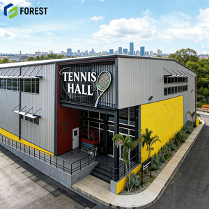 สนามกีฬาในร่มระดับพรีเมียมสำหรับพัฒนาการกีฬาในเมือง สนามบาสเกตบอล สนามวอลเลย์บอล พร้อมระบบป้องกันสภาพอากาศรุนแรง - Product Image 1