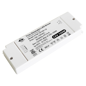 ETL 100-277Vac トライアック調光対応LEDライトランプドライバー 100w ETL調光対応LEDドライバー 12V - Product Image 2