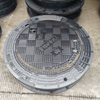 Couvercle de regard rond anti-compactage pour projets extérieurs