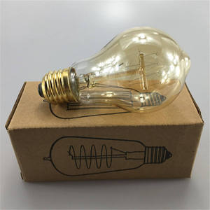 Top Qualité Vintage220V E27 <span class=keywords><strong>Abat</strong></span>-<span class=keywords><strong>Jour</strong></span> A19 Edison Ampoule 40W Lustre Lampe Utilisé De Chine Fabricants - Product Image 1