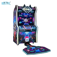 Machine de jeu d'arcade en métal à pièces, machine de danse pour enfants dans les centres commerciaux, parcs d'attractions
