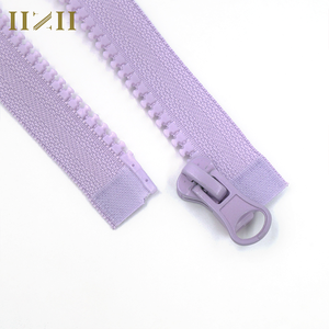 Không. 5 Nhà sản xuất dây kéo nhựa bán buôn đơn mở đuôi chống bong bóng đốm đen quần áo Yoga thô răng vật liệu cứng - Product Image 5