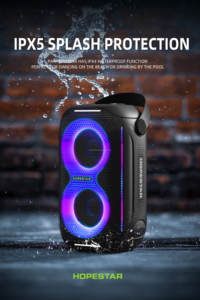 <span class=keywords><strong>ลำโพง</strong></span>บลูทูธยอดนิยม LED สีสันสดใสเสียงบลูทูธไร้สายกลางแจ้งแบบพกพาซับวูฟเฟอร์<span class=keywords><strong>ลำโพง</strong></span>คาราโอเกะบ้าน - Product Image 4