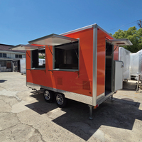 Remorque commerciale mobile avec cuisine complète, chariot alimentaire, camion de restauration Schwan's