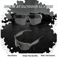 Lunettes intelligentes OLED étanches avec contrôle par application, appels mains libres, audio stéréo sans fil pour activités de plein air et cyclisme