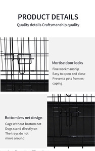 Cages d'élevage pour lapins, <span class=keywords><strong>cage</strong></span> en fer, <span class=keywords><strong>cage</strong></span> pour chien extra-large, fournitures pour petits chiens domestiques, taille complète avec fabricant professionnel - Product Image 6