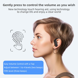 Aides auditives BTE analogiques confortables, écologiques, rechargeables au lithium-ion avec réduction du bruit pour adultes et personnes âgées - Product Image 4