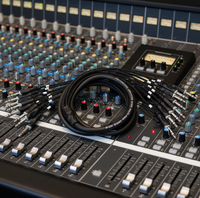 Câble audio serpentine personnalisable en gros avec prise mono 6,35 mm, adapté aux studios d'enregistrement et aux applications audio sur site
