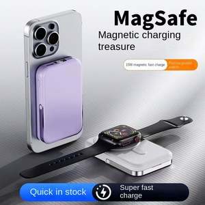 Cargador Magnético Inalámbrico 2 en 1 de 5000 mAh para Reloj - Product Image 3