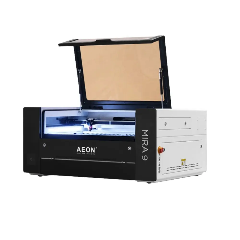 AEON CNC CO2 Laser Engraving Machine Mira9 with High Engraving Cutting Speed Factory Supply 60W/80W//90W/100W