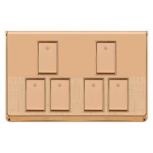 Chine usine approvisionnement sécurité multi-fonction grand conseil <span class=keywords><strong>4</strong></span> <span class=keywords><strong>rangées</strong></span> 1 voie 3 pieds prise de commutateur d'éclairage mural avec néons - Product Image 6