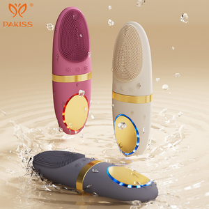 Appareil de nettoyage facial à ultrasons PAKISS – Brosse rotative électrique pour un nettoyage en profondeur des pores, exfoliant facial imperméable - Product Image 1