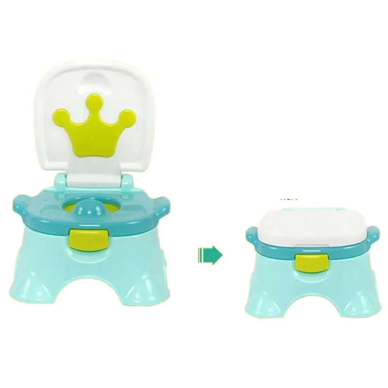Coroa de bebê confortável 3 em 1, vaso sanitário portátil para bebê