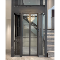 Ascenseur hydraulique pour passagers en promotion pour appartements et villas, avec un design moderne et une garantie de 3 ans