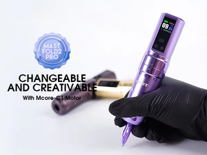 <span class=keywords><strong>Machine</strong></span> à tatouer <span class=keywords><strong>Mast</strong></span> Fold 2 réglable à 7 vitesses, stylo à microblading pour sourcils, <span class=keywords><strong>machine</strong></span> à tatouer à micro-aiguilles pour maquillage permanent - Product Image 2