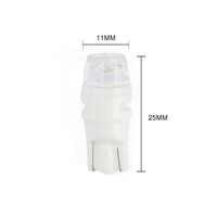 Lampes LED RCJ super lumineuses pour l'intérieur de voiture, T10 1206 3014Chips 800LM 12-24V, métal céramique, clignotants automatiques