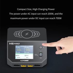 GT-POWER V6 Pro 700W DC Đầu Vào Sạc Pin Thông Minh Sạc Điện Thoại Không Dây Sạc Cho Mô Hình Máy Bay - Product Image 3