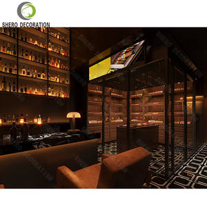 Maßgefertigte Moderne Zigarrenladen-Holzvitrine Design Rauchershop Wandvitrine - Product Image 4