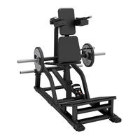 Machine à Squat en V Robuste à Charge de Plaques, Équipement de Musculation Ajustable pour Entraînement des Jambes