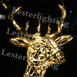 Diseño 2026, <span class=keywords><strong>Reno</strong></span> Navideño LED Multicolor, Decoración para Halloween, Bodas y Hogar, Luz con Motivo de <span class=keywords><strong>Reno</strong></span> 3D, Resistente al Agua para Exteriores - Product Image 2