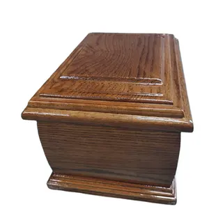 Funeral supplies factory manufacturer European style custom urn custom wooden urn size and carving shape