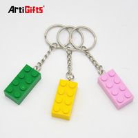 Porte-clés de voiture, blocs de construction mignons, porte-clés pour femmes et filles