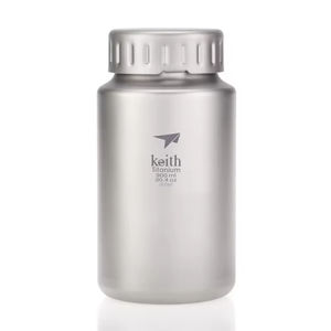 Bouteille d'eau légère et portable en titane à paroi simple, écologique, 900 ml, anti-fuite, pour le camping en plein air, la salle de sport et les sports - Product Image 2