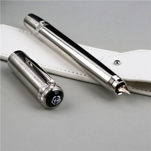 HERO-H718 penna <span class=keywords><strong>stilografica</strong></span> retrattile meccanica dell'oro 10K F pennino ottone Piano vernice maschio e femmina adulto affari penna di scrittura - Product Image 3