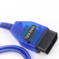 Cable de Diagnóstico OBDII 409.1 KKl, Conector de Interfaz de Herramienta de Escaneo con Chip FTDI, Cable Escáner OBD2 Azul para Windows