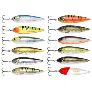 Señuelos de Pesca Artificiales de Plástico Personalizados de Fábrica, Tipo Cuchara y Lápiz, Realistas, Hundibles, Duros, con Anzuelos - Product Image 3