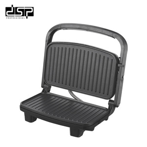 เตาปิ้งย่างไฟฟ้า Dsp รุ่น Kb1085 สีดำ แบบไม่ติดกระทะ สำหรับทำแซนวิชพานินี่ ปลั๊กแบบยุโรป 801W 1200W แผ่นอบแบบแบน - Product Image 2