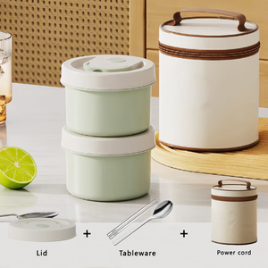 High-temperature Resistant Food-grade Ceramic Containers Reusable Leak-proof Design Detachable Ceramic Bowls Newborn - Product Image 2