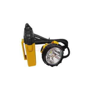 Wide Beam High Bright 25000lux Led Miner Lamp Explosion proof Mining Head Lamp 10.4Ah Underground Mining Torch