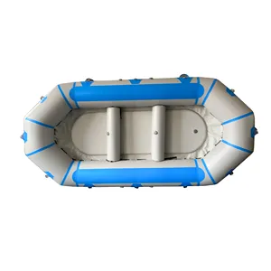 11ft 6 persona 1.2 millimetri PVC Materiale Punto di Goccia Pavimento Gonfiabile Bianco Acqua Zattera, Pesca rafting Barca Prezzo