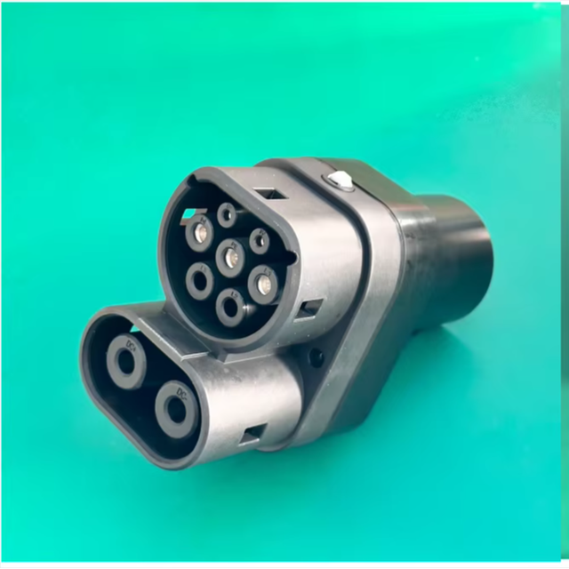 Nacs to CCS2 Converter Evse Charging Connector Ce Ev Dc Charger Nacs to Ccs2 Adapter Charging Socket