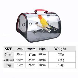 Cápsula de Viaje Transparente para Mascotas, Aprobada por Aerolíneas de Lujo, Jaula Transportadora para Aves, Loros, Periquitos, Cacatúas, Conure, Pinzones, Agapornis - Product Image 2