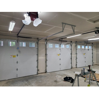 Portes coulissantes verticales industrielles, portes sectionnelles rapides automatiques pour entrepôts avec fenêtres de visualisation