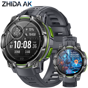 Nouvelle montre connectée KC108, boîtier en alliage 1200 mAh, positionnement GPS, suivi de mouvement, boussole d'altitude, assistant vocal IA GPT <span class=keywords><strong>WhatsApp</strong></span>, ODM - Product Image 1