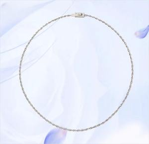 Collier pour enfants à la mode plaqué or 18 carats, chaîne de clavicule incrustée de zircon, tempérament polyvalent, chaîne simple tendance - Product Image 1