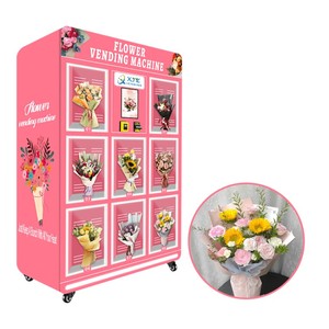 Máquina Expendedora de Flores Inteligente con Pantalla Táctil Personalizable, Gestión Basada en la Nube con SDK, Múltiples Métodos de Pago y Almacenamiento Refrigerado - Product Image 1