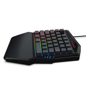 Clavier et souris de jeu mécaniques ergonomiques à une main avec rétroéclairage LED programmable, connexion USB filaire, 8000 <span class=keywords><strong>DPI</strong></span> - Product Image 5